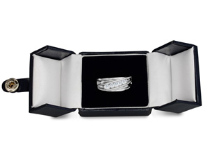 Men's 3/5 Carat Diamond Wedding Band In 14K White Gold (I-J, I1-I2), 9.50mm Wide By SuperJeweler