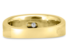 Men's 1 Carat Diamond Wedding Band In 10K Yellow Gold (J-K, I2), 8.85mm Wide By SuperJeweler