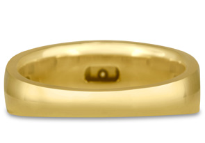 Men's 1/3 Carat Diamond Wedding Band In 14K Yellow Gold (I-J, I1-I2), 8.78mm Wide By SuperJeweler