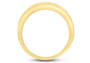 Men's 1 Carat Diamond Wedding Band In 10K Yellow Gold (J-K, I2), 8.40mm Wide By SuperJeweler