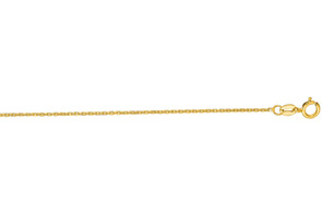 Link Cable Chain Necklace 14k Yellow Gold 18 Inches By Royal Chain
