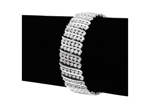 2 Carat Six Row Diamond Bracelet, Platinum Overlay, 7 Inches, J/K By SuperJeweler