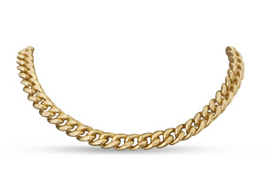 Antique Gold Standard Link Necklace By Passiana