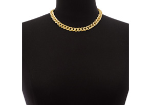 Antique Gold Standard Link Necklace By Passiana