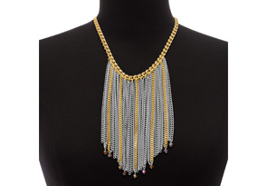 Two Tone Strand Necklace By Passiana