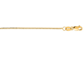 14K Yellow Gold (1.53 G) 0.80mm 13 Inch Classic Box Chain Necklace By SuperJeweler