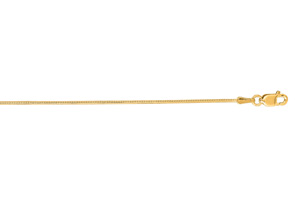 14K Yellow Gold (3.40 G) 0.90mm 16 Inch Round Snake Chain Necklace By SuperJeweler