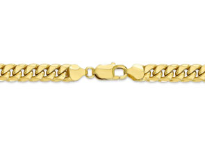 14K Yellow Gold (8.50 G) 5.40mm 8.5 Inch Light Miami Cuban Chain Bracelet By SuperJeweler