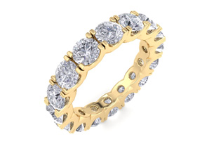 14K Yellow Gold (4.5 G) 3 3/4 Carat Diamond Eternity Ring (I-J, I1-I2), Size 5 By SuperJeweler