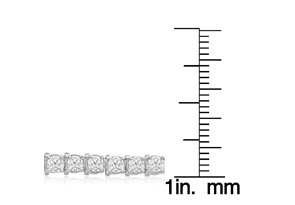 12 Carat Diamond Tennis Bracelet In 14K White Gold (17.9 G), 7.5 Inches, J/K By SuperJeweler