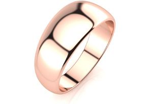 14K Rose Gold (7.2 G) 8MM Heavy Tapered Ladies & Men's Wedding Band, Size 12, Free Engraving By SuperJeweler
