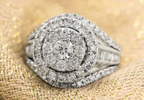 1 7/8 Carat Fancy Halo Diamond Engagement Ring In 14K White Gold (9.9 G) (G-H, I2-I3) By SuperJeweler