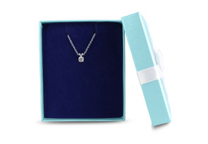 .22 Carat Colorless Diamond White Gold Pendant In 14k W/ Free 18 Inch Chain, E/F In Sterling Silver By SuperJeweler
