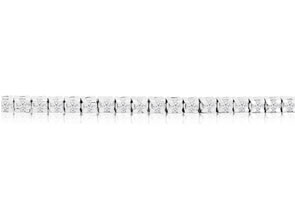 2.30 Carat Diamond Men's Tennis Bracelet In 14K White Gold (9.2 G), 8 Inches, I/J By SuperJeweler