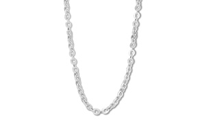 925 Sterling Silver Forzentina 5mm Chain Necklace, 18 Inches By SuperJeweler