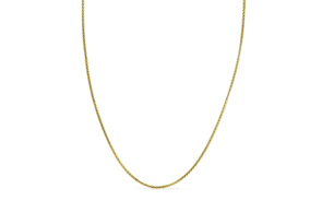 14K Yellow Gold (6.70 G) Over Sterling Silver 3.5mm Popcorn Chain Necklace, 18 Inches By SuperJeweler