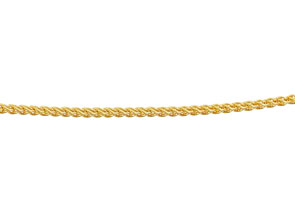 1.6mm Round Wheat Chain Necklace, 20 Inches, Yellow Gold (4 G) By SuperJeweler