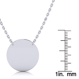 Sterling Silver Disc Necklace Free Chinese New Year 2019 Image &amp; Custom