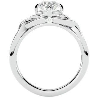 celtic ring superjeweler karat knot engagement diamond stone without center gold