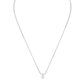 1/4ct Diamond Necklace in 14k White Gold |Diamond Necklace, Diamond ...