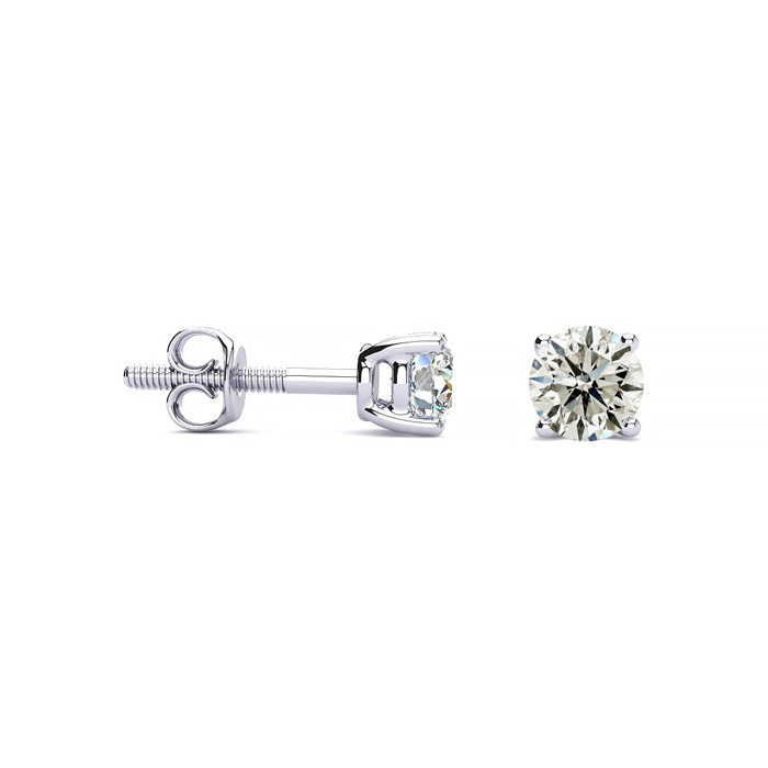 1/2 Carat Diamond Stud Earrings in Platinum Featured on Dr. Phil (, I1-I2) by SuperJeweler