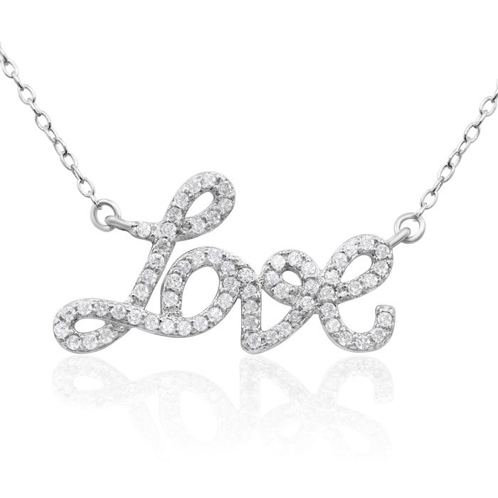 Love Necklace - Sterling Silver