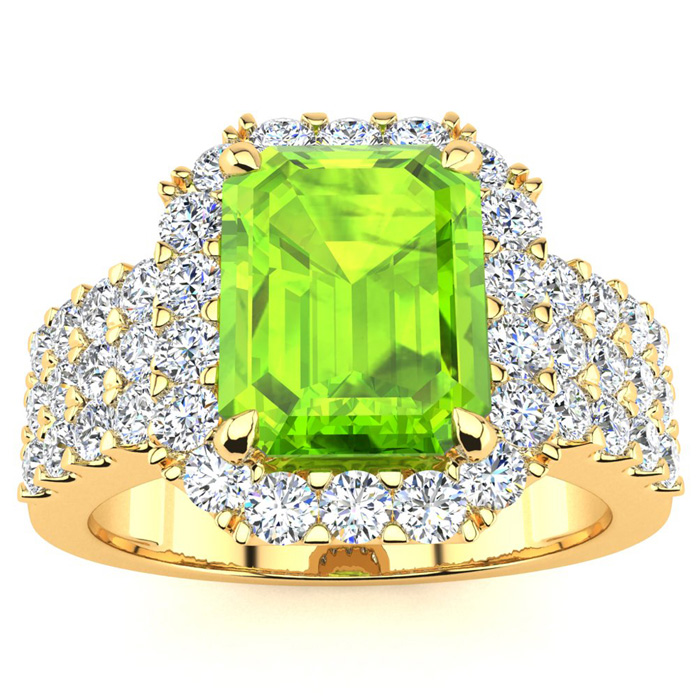 2 carat deals peridot ring