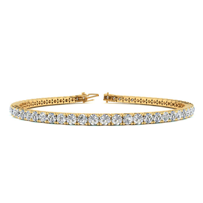 4 carat deals diamond tennis bracelet