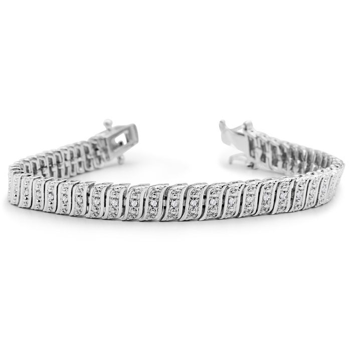 1/4 Carat Diamond Tennis Bracelet, 7 Inches,  by SuperJeweler