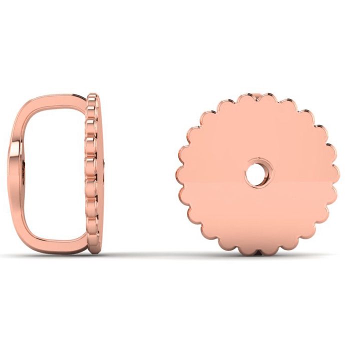 Buy 14K Rose Gold Screw Back Earring Backings Only Online at