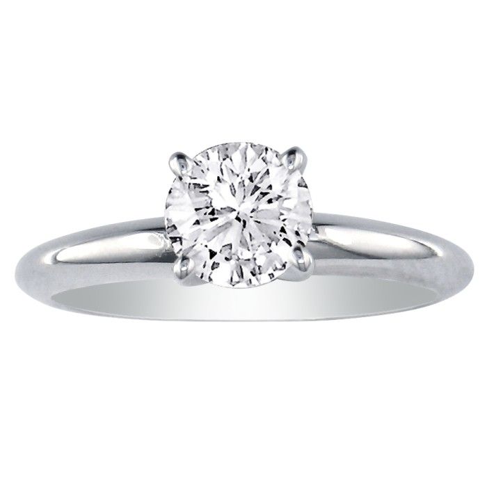 2 Carat Diamond Solitaire Engagement Ring in Platinum (, SI2-I1) by SuperJeweler