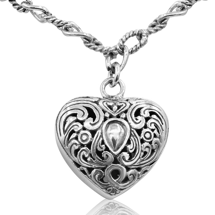 Balinese Hand Crafted Sterling Silver Necklace, 18 Inches by SuperJeweler