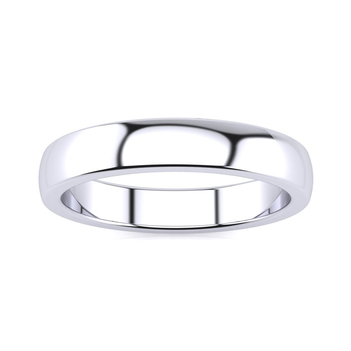 4MM High Grade Stainless Steel Wedding Band, Size 7 by SuperJeweler