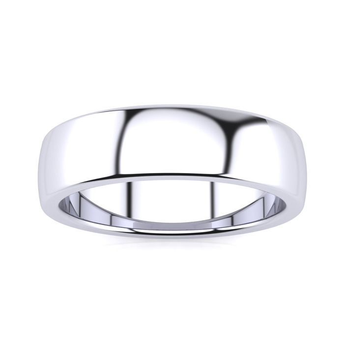 6MM High Grade Stainless Steel Wedding Band, Size 7 by SuperJeweler