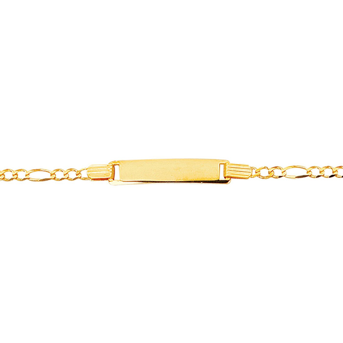 14K Yellow Gold (2.70 g) Kids ID Link Bracelet, 6 Inches by SuperJeweler