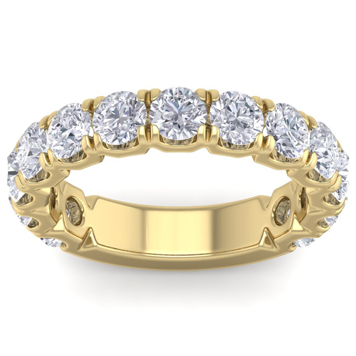 2.5 Carat Diamond Wedding Band in 14K Yellow Gold (5 g) (, I1-I2), Size 4 by SuperJeweler