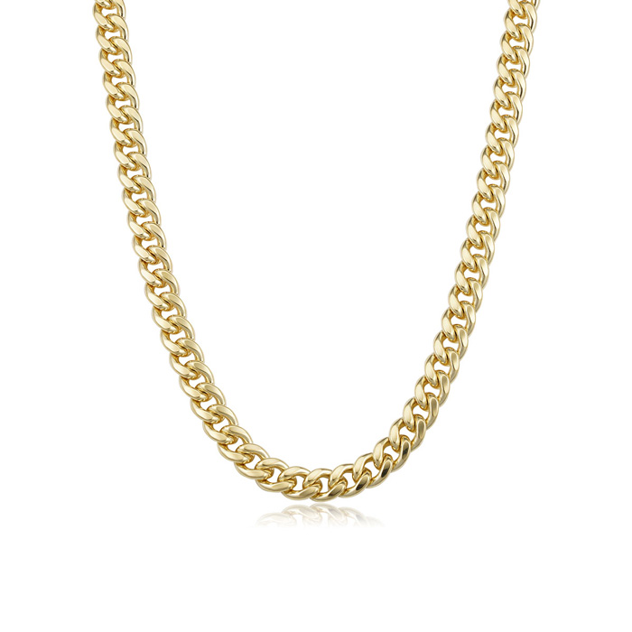 6.5mm Miami Cuban Chain Necklace, 20 Inches, Yellow Gold (45.60 g) by SuperJeweler