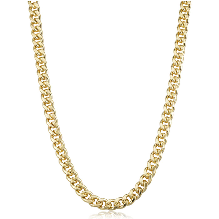 6.5mm Miami Cuban Chain Necklace, 26 Inches, Yellow Gold (59.30 g) by SuperJeweler