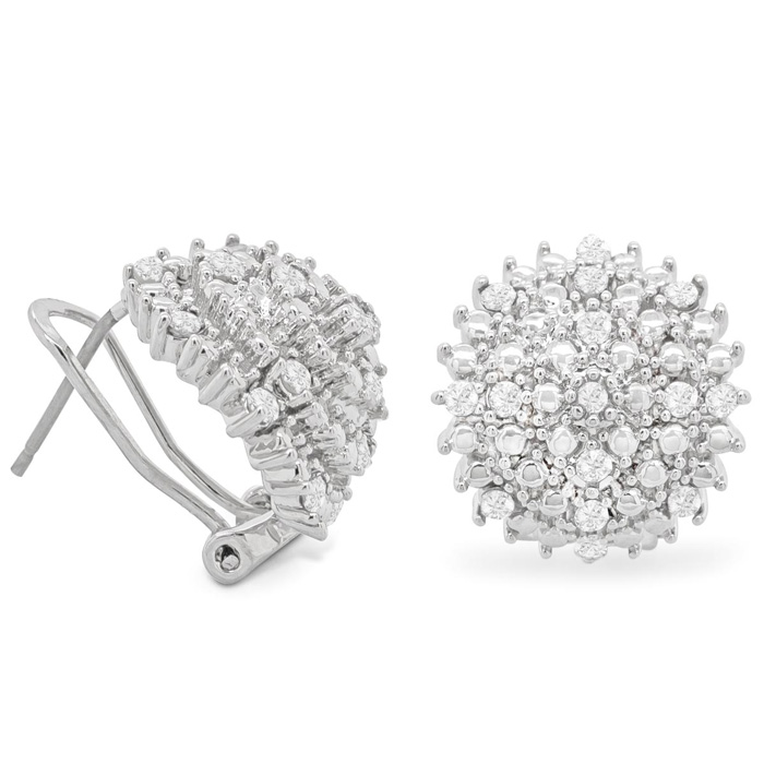 Nearly 1/2 Carat Diamond Drop Earrings,  by SuperJeweler