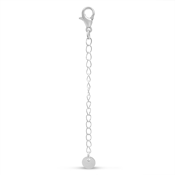 Sterling Silver Adjustable Chain Necklace Extender, 2" by SuperJeweler