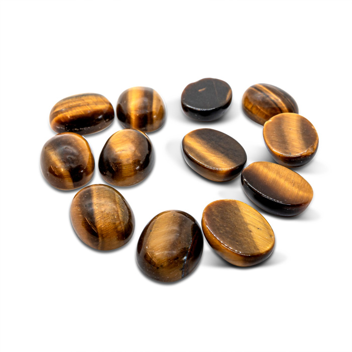 Previously Owned Oval Tiger Eye Set by SuperJeweler