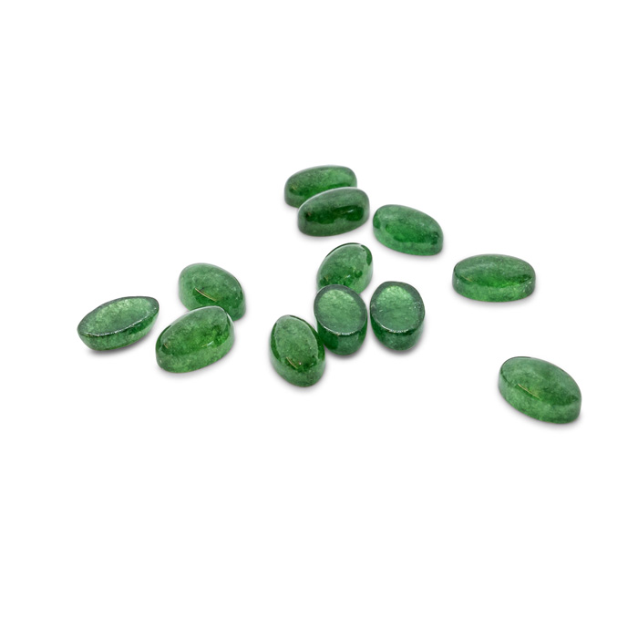 Previously Owned Oval Green Quartz Set by SuperJeweler