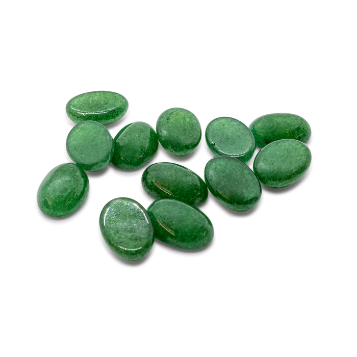 Previously Owned Oval Green Quartz Set by SuperJeweler