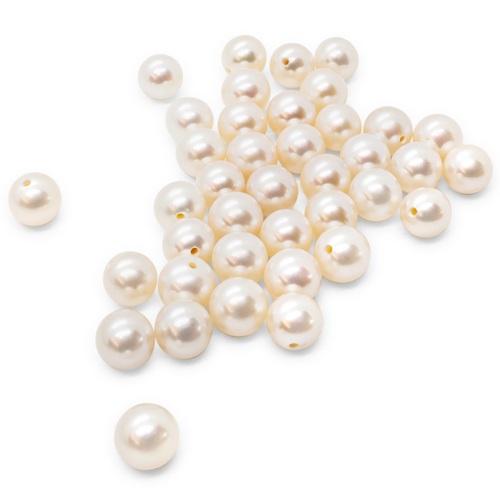 Previously Owned A Quality 6mm Freshwater Cultured Loose Pearls (40 pcs). Final Sale by SuperJeweler