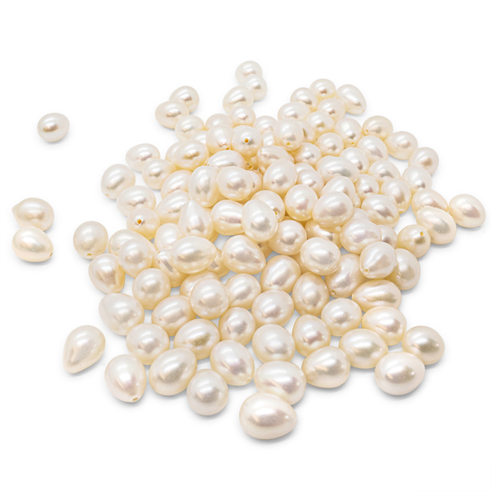 Previously Owned A Quality 7mm Freshwater Cultured Loose Pearls (127 pcs). Final Sale by SuperJeweler