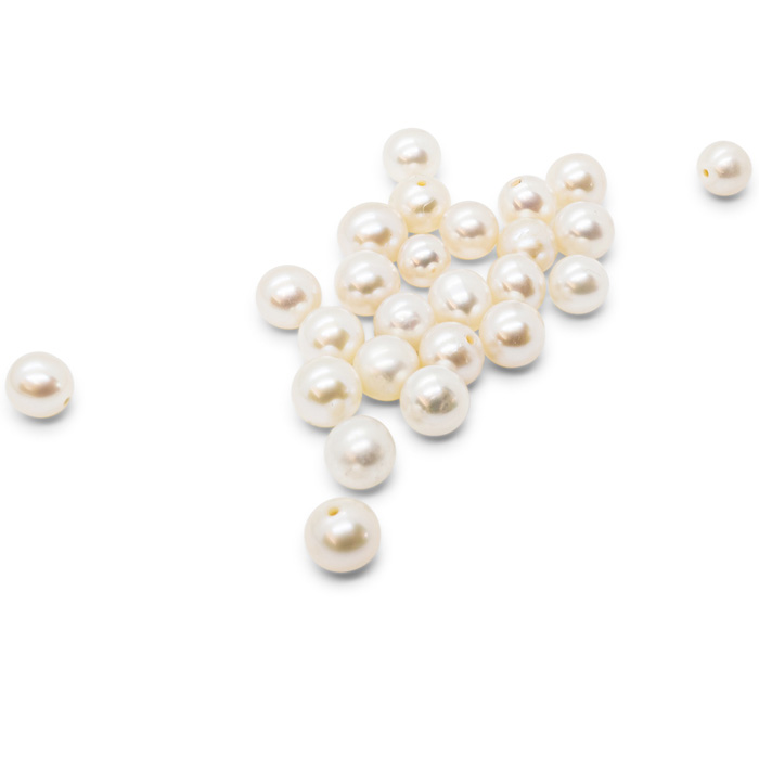 Previously Owned A Quality 6.5mm Freshwater Cultured Loose Pearls (25 pcs). Final Sale by SuperJeweler