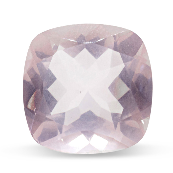 Previously Owned 10 1/2 Carat Cushion Cut Rose Quartz (15mm). Final Sale by SuperJeweler