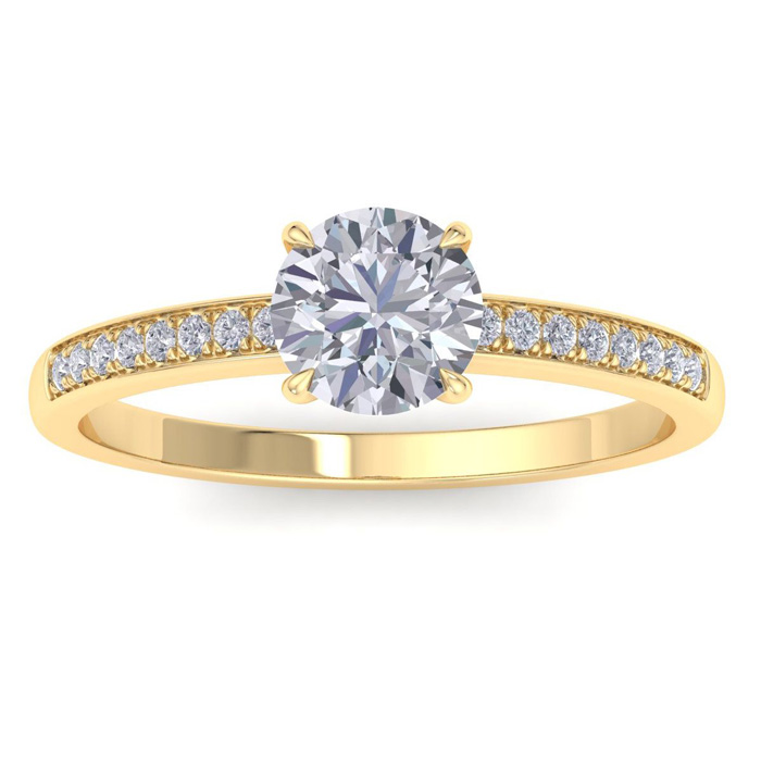 1.25 Carat Diamond Engagement Ring in 14K Yellow Gold (2 g) (  SI2-I1) by SuperJeweler