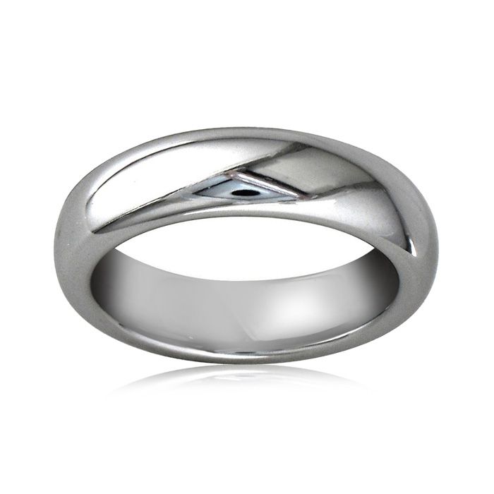 5mm Comfort Fit Titanium Wedding Band, Sizes to 3.5-13.5, Personalize for Free.