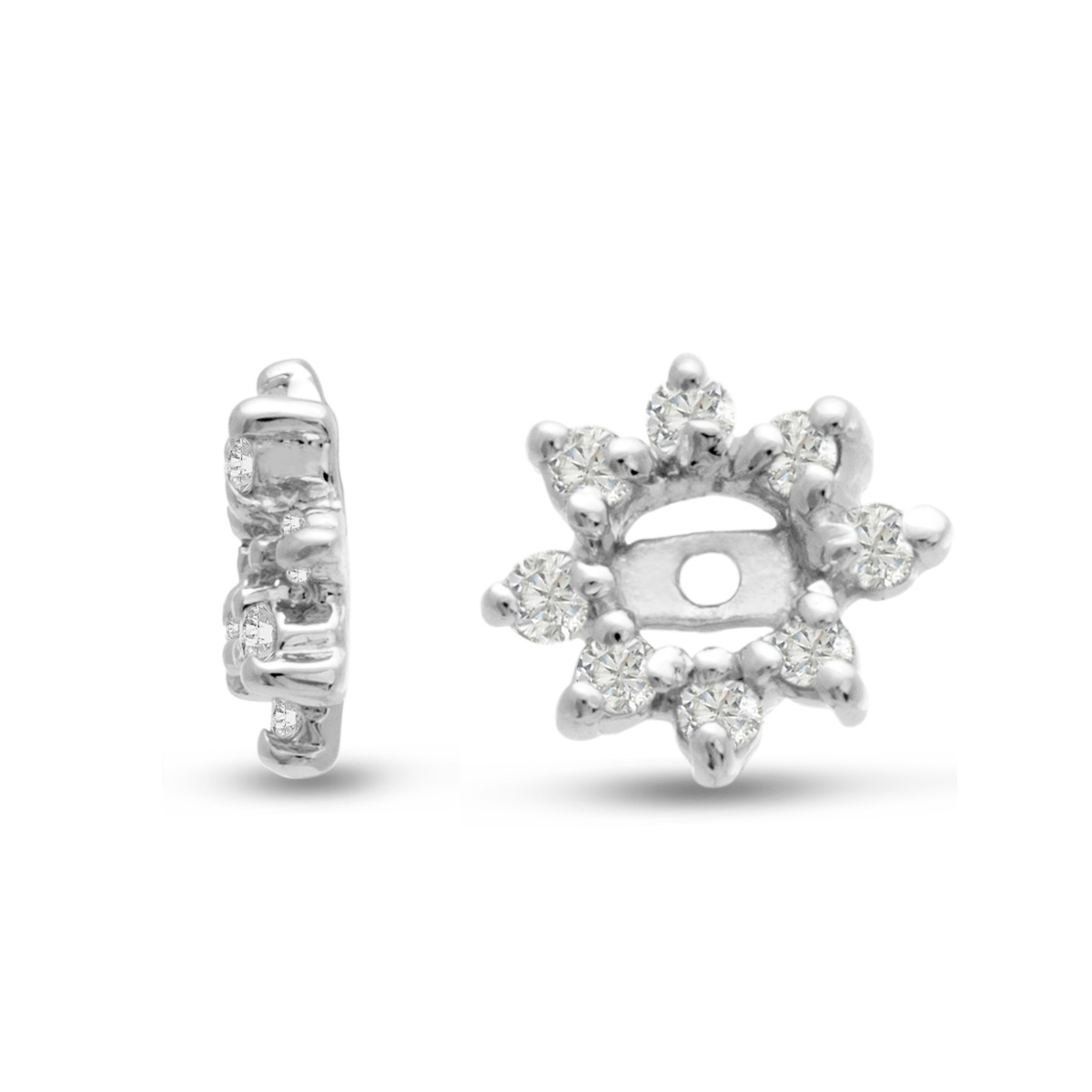 moissanite earring jackets